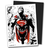 100 Bustine Standard Dragon Shield Matte Dual Art Sleeves - SUPERMAN CORE (Red/White)